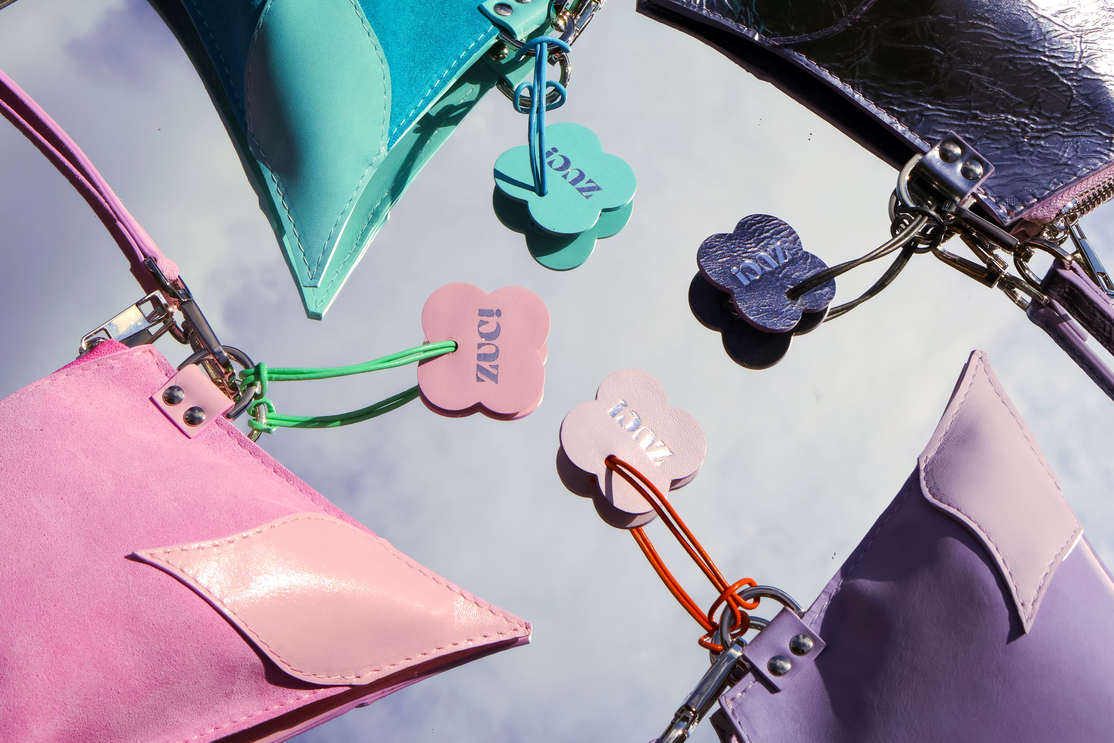 Zuc bags in multiple colors